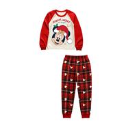 Disney Womens/Ladies Always Merry And Bright Minnie Mouse Christmas Long Pyjama Set