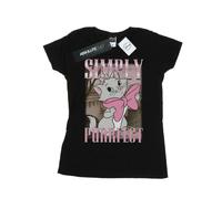 (L, Black) Disney Womens/Ladies Aristocats Marie Simply Purrfect Homage Cotton T-Shirt