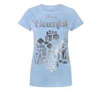 Disney Womens/Ladies Bambi Foil T-Shirt NS4281