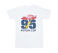Disney Womens/Ladies Cars Piston Cup 95 Cotton Boyfriend T-Shirt BI15969