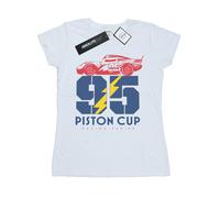 Disney Womens/Ladies Cars Piston Cup 95 Cotton T-Shirt BI13571