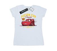 Disney Womens/Ladies Cars Piston Cup Champion Cotton T-Shirt BI13572