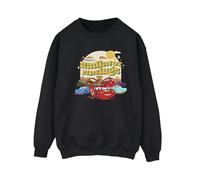 Disney Womens/Ladies Cars Radiator Springs Group Sweatshirt - Black - Black - M