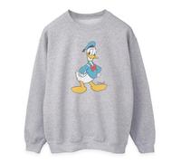 (XXL, Heather Grey) Disney Womens/Ladies Classic Donald Duck Heather Sweatshirt