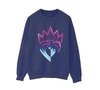 Disney Womens/Ladies Descendants Pink Crown Sweatshirt BI15550
