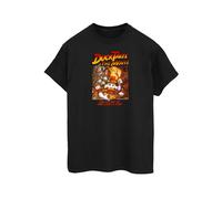 (XXL, Black) Disney Womens/Ladies Duck Tales The Movie Cotton Boyfriend T-Shirt