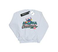 Disney Womens/Ladies Lilo And Stitch Aloha Christmas Sweatshirt BI22452
