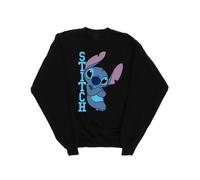 Disney Womens/Ladies Lilo And Stitch Posing Sweatshirt (Black) - Size Large