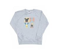 Disney Womens/Ladies Mickey Mouse Backs Sweatshirt BI8670