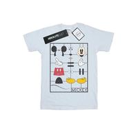 Disney Womens/Ladies Mickey Mouse Construction Kit Cotton Boyfriend BI35823