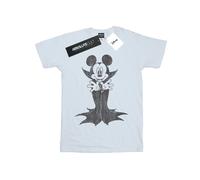 Disney Womens/Ladies Mickey Mouse Dracula Cotton Boyfriend T-Shirt BI37563
