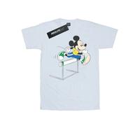 Disney Womens/Ladies Mickey Mouse Hurdles Cotton Boyfriend T-Shirt BI50633