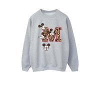 Disney Womens/Ladies Mickey Mouse M Faces Sweatshirt BI29086