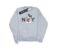 Disney Womens/Ladies Mickey Mouse NY Sweatshirt BI8985