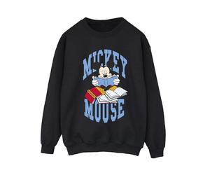 Disney Womens/Ladies Mickey Mouse Reading Books Sweatshirt (Black) - Size 5XL