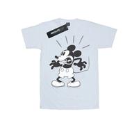Disney Womens/Ladies Mickey Mouse Scared Cotton Boyfriend T-Shirt BI36065