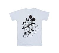 Disney Womens/Ladies Mickey Mouse Shake Cotton Boyfriend T-Shirt BI38351