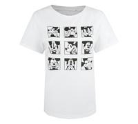 Disney Womens/Ladies Mickey Mouse T-Shirt - White - White - M