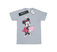 Disney Womens/Ladies Minnie Mouse Love Heart Cotton Boyfriend T-Shirt BI37197