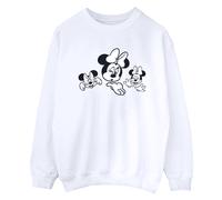 Disney Womens/Ladies Minnie Mouse Three Faces Sweatshirt BI28562