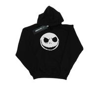 Disney Womens/Ladies Nightmare Before Christmas Jack Skellington Face Hoodie - Black - Black - M