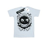 Disney Womens/Ladies Nightmare Before Christmas Jack The Pumpkin King Cotton Boyfriend T-Shirt - White - White - 4XL