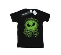 Disney Womens/Ladies Nightmare Before Christmas Pumpkin King Cotton Boyfriend T-Shirt - Black - Black - 3XL