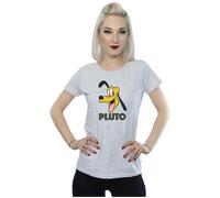 Disney Womens/Ladies Pluto Face Cotton T-Shirt BI31334