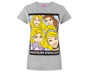 Disney Womens/Ladies Princess No Filter T-Shirt NS4267