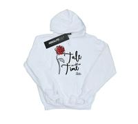 Disney Womens/Ladies Tale As Old As Time Rose Hoodie - White - White - XXL