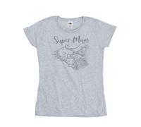 Disney Womens/Ladies The Aristocats Marie Super Mum Cotton T-Shirt - Sports Grey - Sports Grey - S