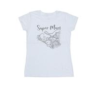 Disney Womens/Ladies The Aristocats Marie Super Mum Cotton T-Shirt - White - White - XXL