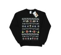 Disney Womens/Ladies The Muppets Christmas Heads Sweatshirt - Black - Black - XS