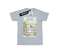 Disney Womens/Ladies Winnie The Pooh Adventure Cotton Boyfriend T-Shirt - Sports Grey - Sports Grey - 3XL