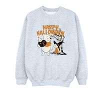 Disney Womens/Ladies Winnie The Pooh And Piglet Happy Halloween Sweatshirt - Sports Grey - Sports Grey - XL