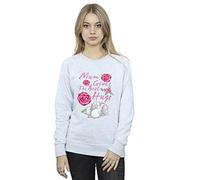 Disney Women's Lady And The Tramp Mum Hugs Sweatshirt Sport Grey Medium