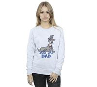 Disney Women's Lady & The Tramp Just Like Dad Sweatshirt in Grey | Size: XL Disney Grey XL