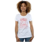Disney Women's Lady & The Tramp That´s Amore Cotton T-Shirt in White | Size: Large Disney White L