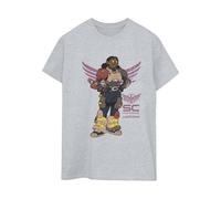 Disney Women's Lightyear Izzy Star Command Cotton Boyfriend T-Shirt in Grey | Size: Small Disney Grey S