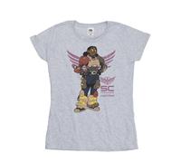 Disney Women's Lightyear Izzy Star Command Cotton T-Shirt in Grey | Size: Small Disney Grey S