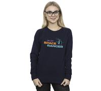 Disney Women's Lightyear Last Space Ranger Text Sweatshirt in Navy | Size: XL Disney Navy XL