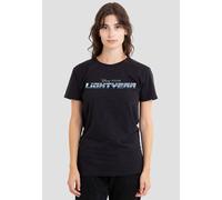 Disney Women's Lightyear Logo T-Shirt, Black | Size: 2XL Disney Black 2XL