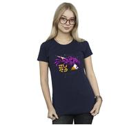 Disney Women's Lightyear Zurg Space Circle Cotton T-Shirt in Navy | Size: Small Disney Navy S
