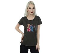 Disney Women's Lilo and Stitch Classic T-Shirt X-Large Light Graphite