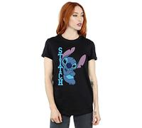 Disney Women's Lilo and Stitch Posing Boyfriend Fit T-Shirt