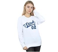 Disney Women's Lilo & Stitch Athletic Sweatshirt in White | Size: XL Disney White XL