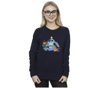 Disney Women's Lilo & Stitch Birds Sweatshirt in Navy | Size: 2XL Disney Navy 2XL
