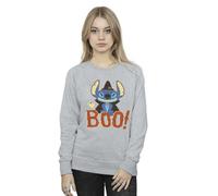 Disney Women's Lilo & Stitch Boo Sweatshirt in Grey | Size: Medium Disney Grey M