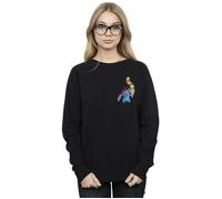 Disney Women's Lilo & Stitch Ice Cream Sweatshirt in Black | Size: Medium Disney Black M