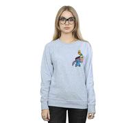 Disney Women's Lilo & Stitch Ice Cream Sweatshirt in Grey | Size: Medium Disney Grey M